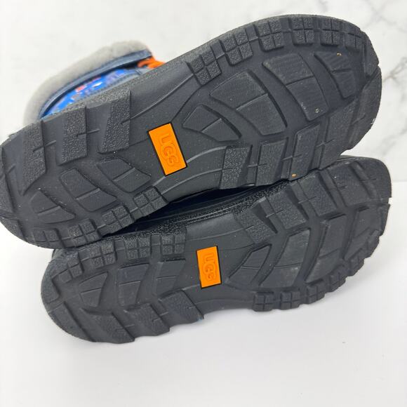 UGG Big Kids Butte II Boots Size 5 Style 1005581 Winter Waterproof Lined Blue - Picture 9 of 12